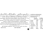 chocolate milk booster Nutrition information